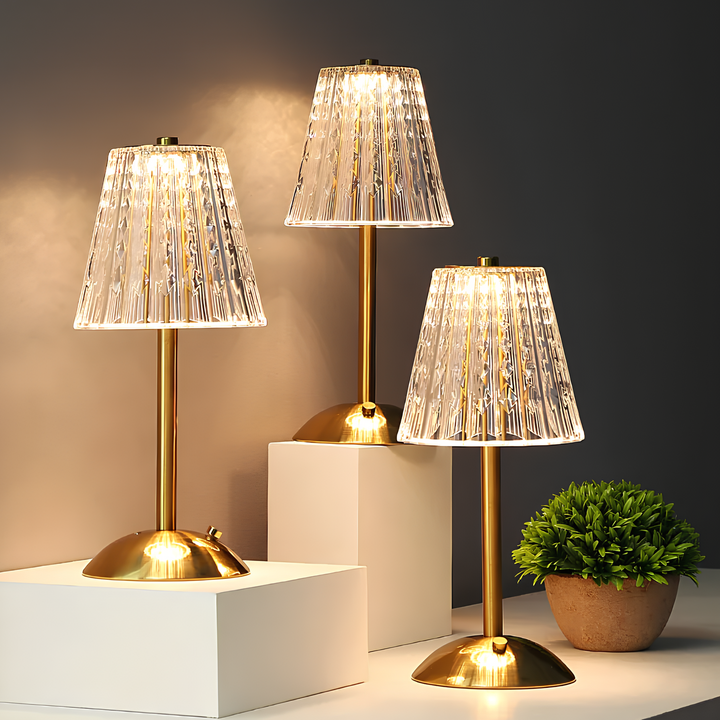 Golden Crystal - Table Lamp