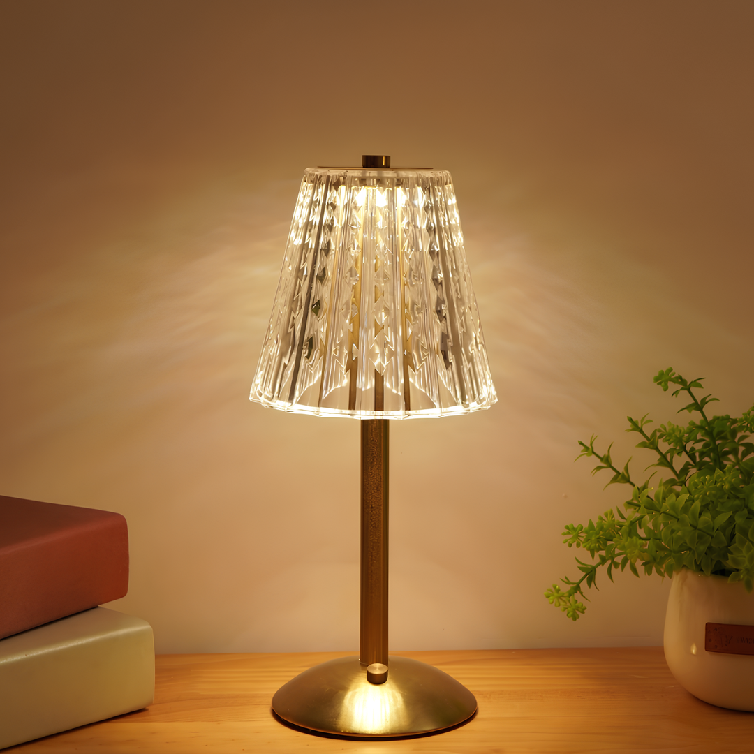 Golden Crystal - Table Lamp