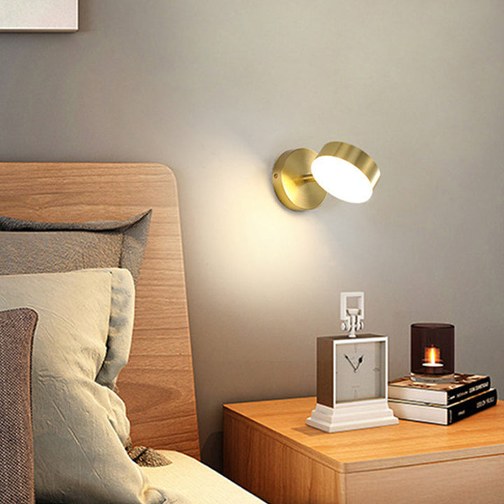 Modern Sleek Iron LED Wall Sconce For Living Room