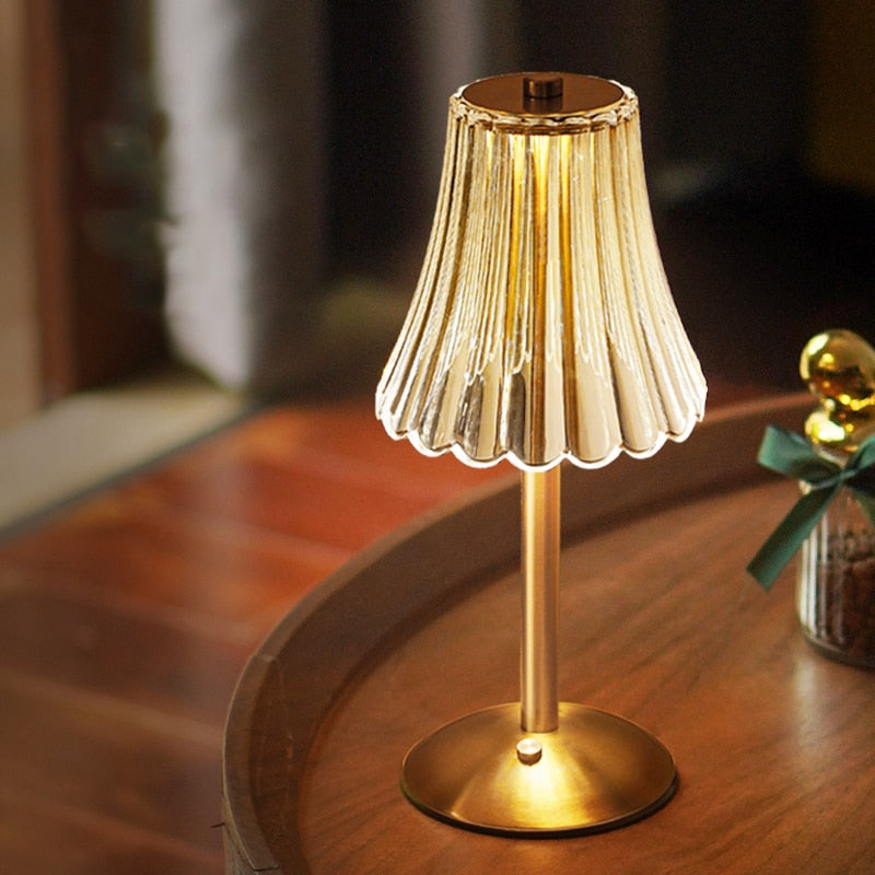 Golden Crystal - Table Lamp