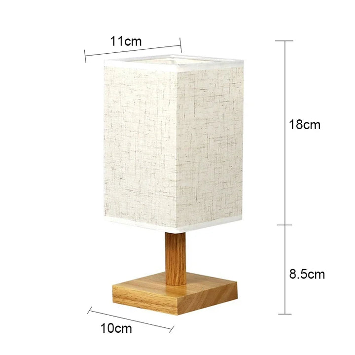 Helsinki - Wooden / Fabric Decoration Lamp