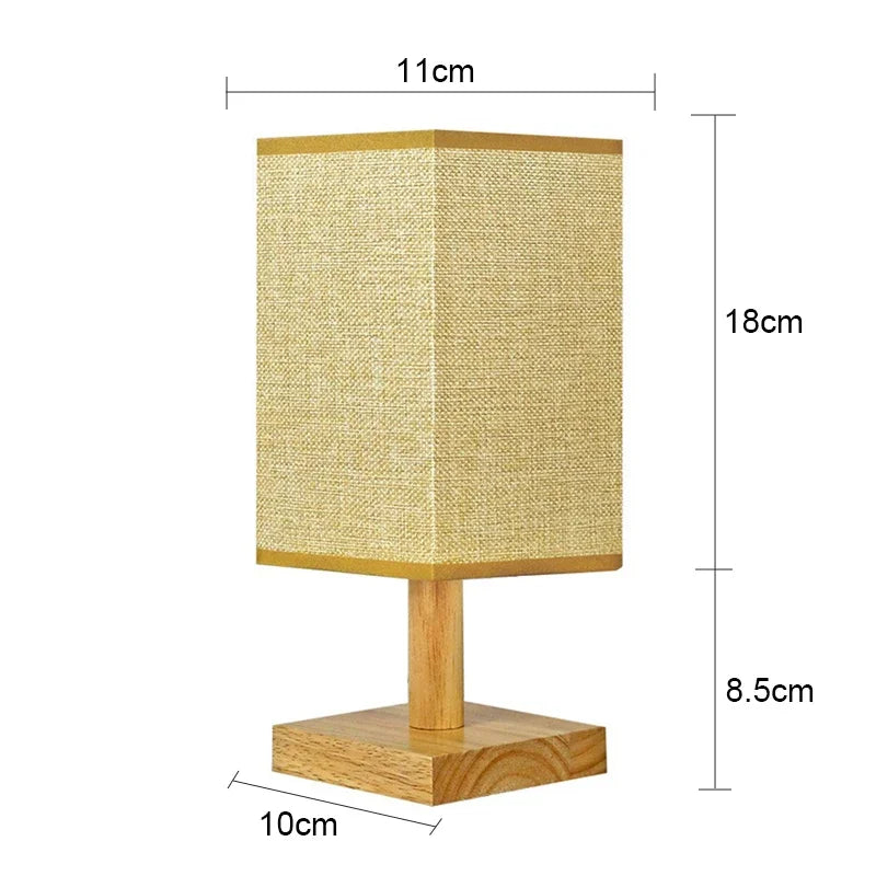 Helsinki - Wooden / Fabric Decoration Lamp