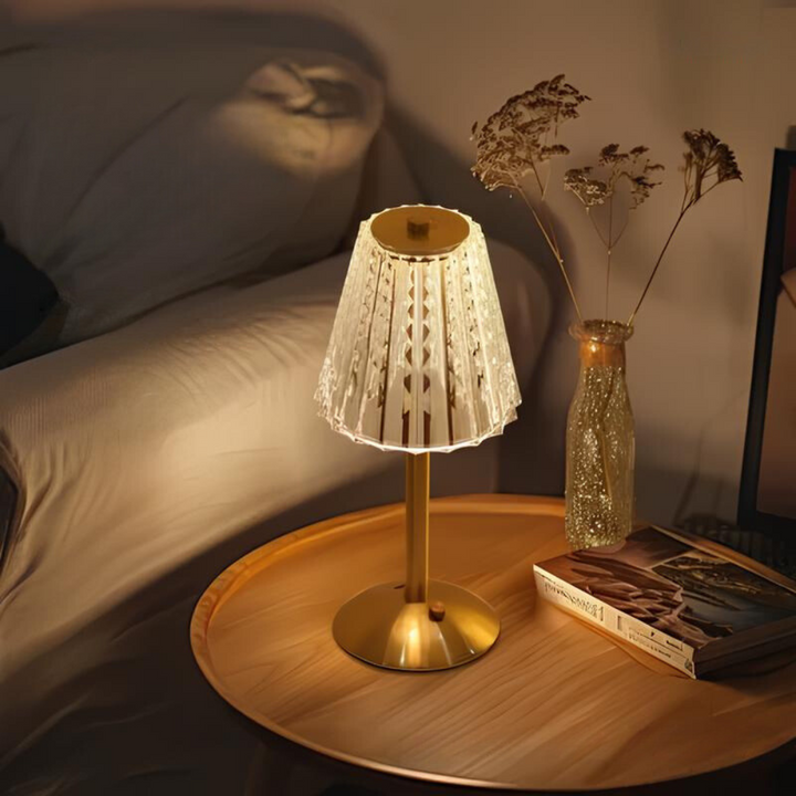 Golden Crystal - Table Lamp