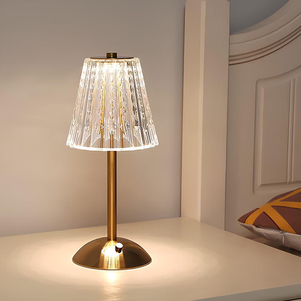 Golden Crystal - Table Lamp