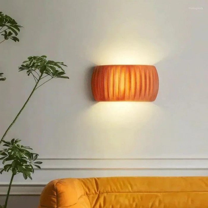 Sydney - Ribbed Resin Wall Lamp