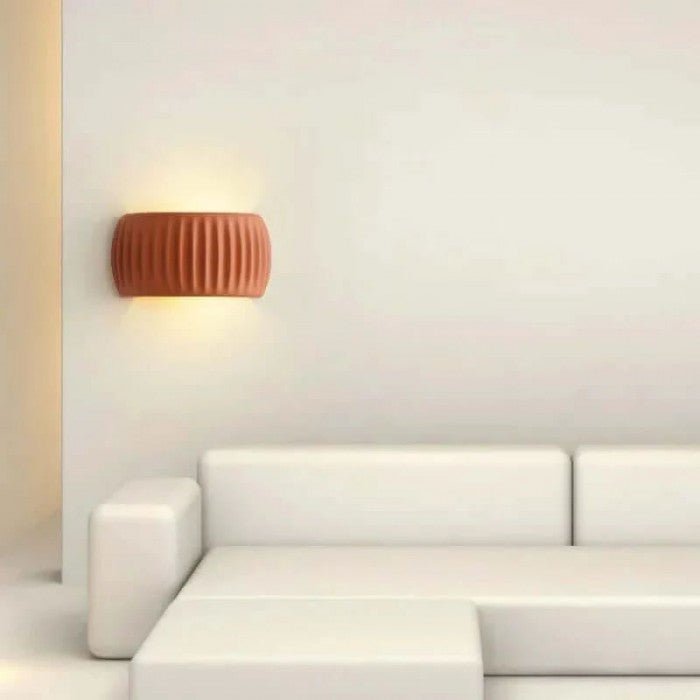 Sydney - Ribbed Resin Wall Lamp