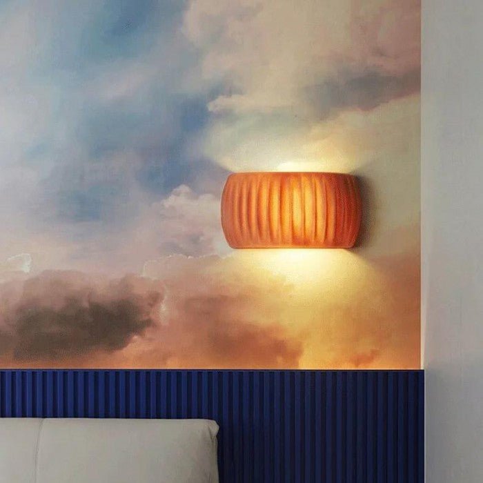 Sydney - Ribbed Resin Wall Lamp