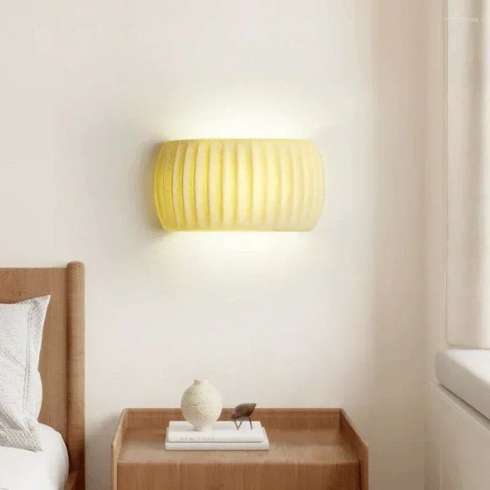 Sydney - Ribbed Resin Wall Lamp