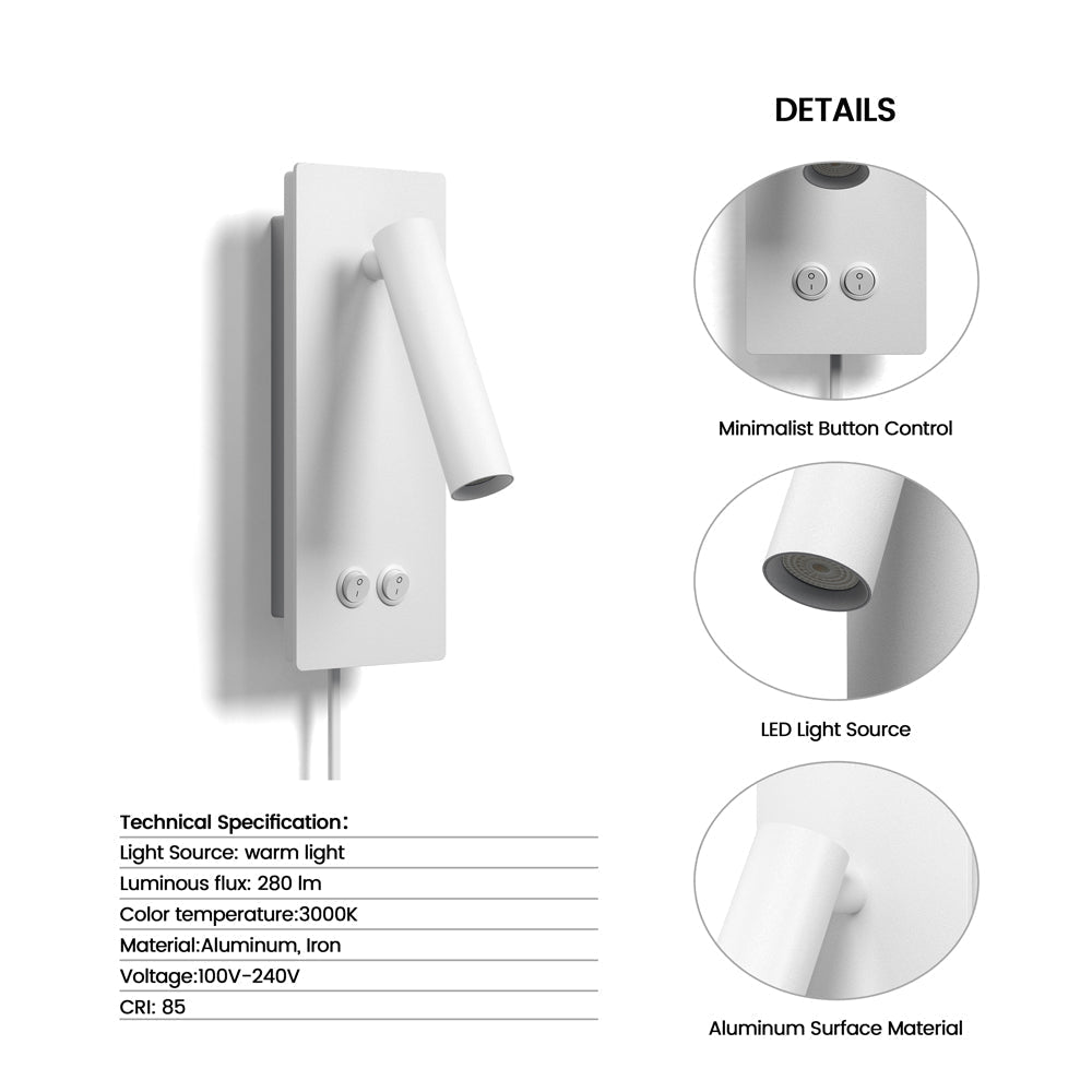 Mara - Modern Wall Reading Lamp