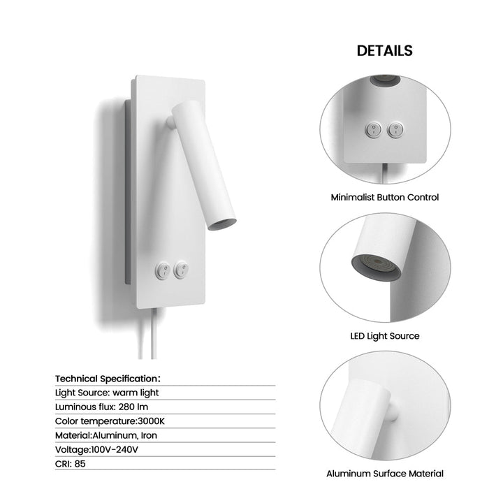 Mara - Modern Wall Reading Lamp